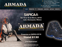 Tablet Screenshot of calzadoarmada.com